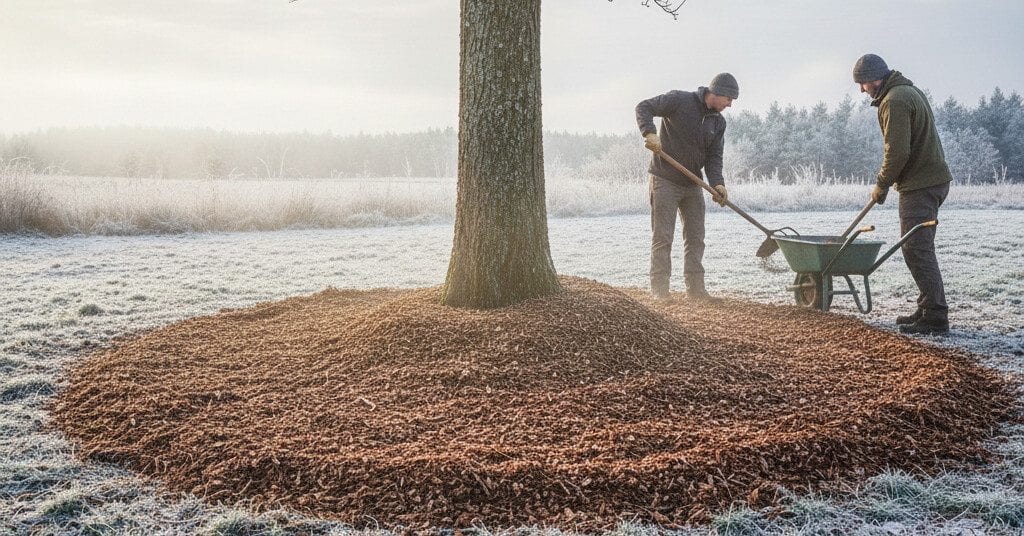 Winter Tree Mulching