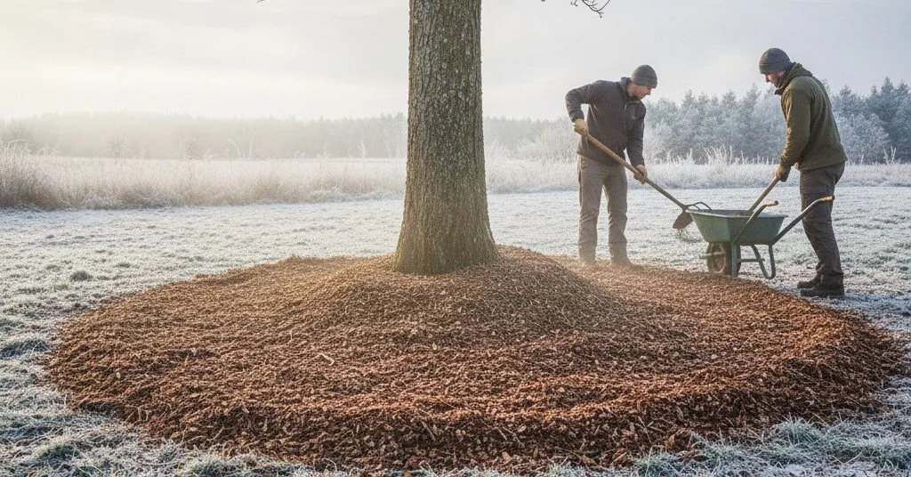 Winter Tree Mulching